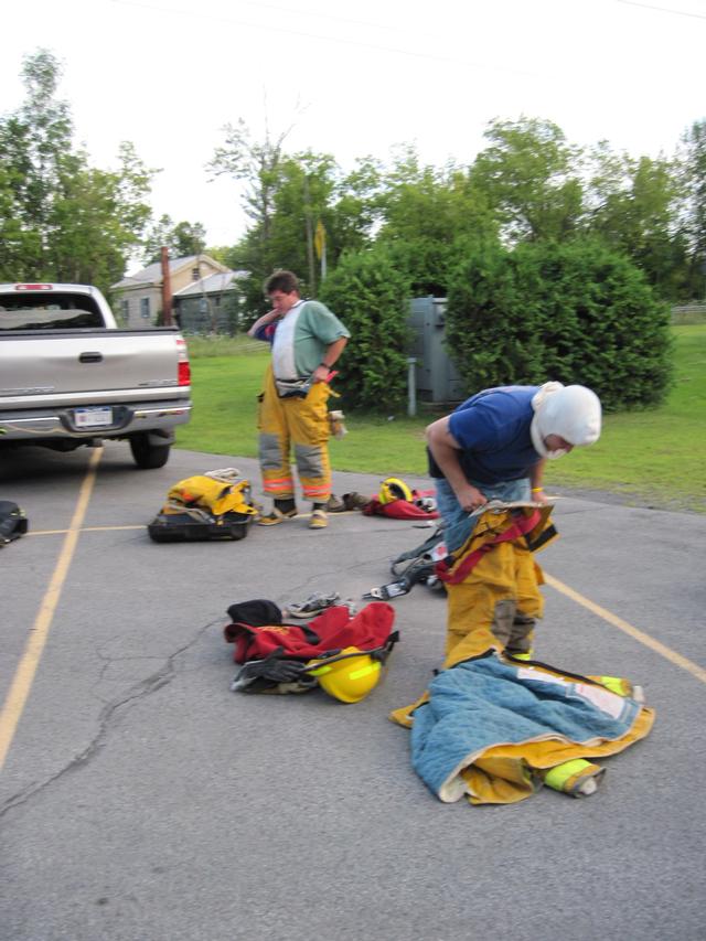 Garrett Krasher, Donning Drill 8/11/2010